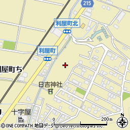 石川県金沢市利屋町ヨ周辺の地図