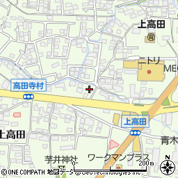 長野県長野市高田1307周辺の地図