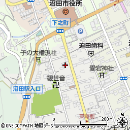 群馬県沼田市鍛冶町918-1周辺の地図