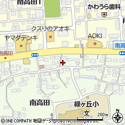 長野県長野市高田南高田1921周辺の地図