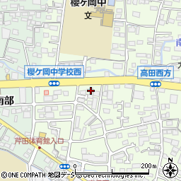 長野県長野市高田1020-5周辺の地図