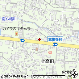 長野県長野市高田1392周辺の地図