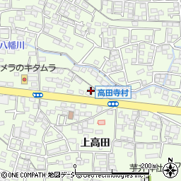 長野県長野市高田1345周辺の地図