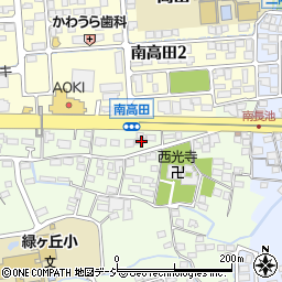 長野県長野市高田南高田1937周辺の地図