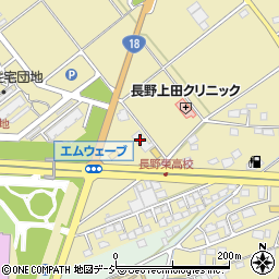 ヤマト運輸長野屋島センター周辺の地図