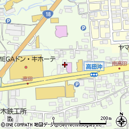 長野県長野市高田1745-1周辺の地図