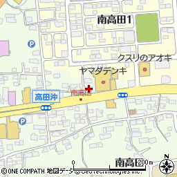 ａｕショップ長野高田周辺の地図