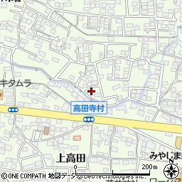 長野県長野市高田764-17周辺の地図