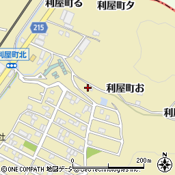 石川県金沢市利屋町5-13周辺の地図