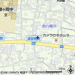 長野県長野市高田964周辺の地図