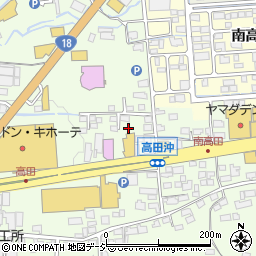 長野県長野市高田1739-11周辺の地図