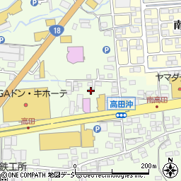 長野県長野市高田南高田1739-14周辺の地図