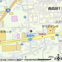 長野県長野市高田南高田1862-5周辺の地図