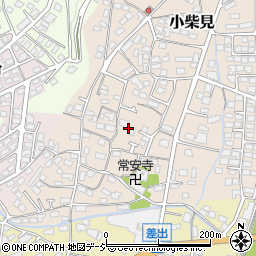 長野県長野市小柴見周辺の地図