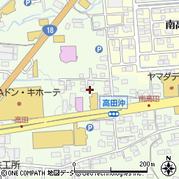 長野県長野市高田1739-13周辺の地図