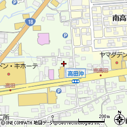 長野県長野市高田1739-10周辺の地図