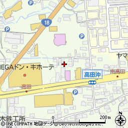 長野県長野市高田南高田1741周辺の地図