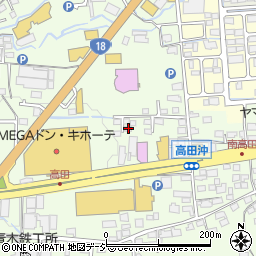 長野県長野市高田1740周辺の地図