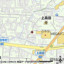 長野県長野市高田1455周辺の地図