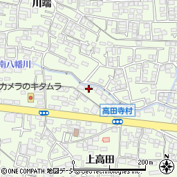 長野県長野市高田1417-1周辺の地図