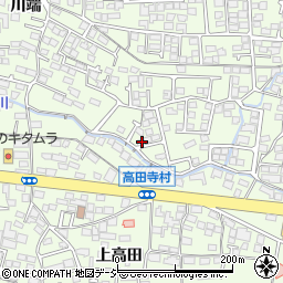 長野県長野市高田川端764-20周辺の地図