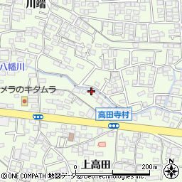 長野県長野市高田1417-4周辺の地図