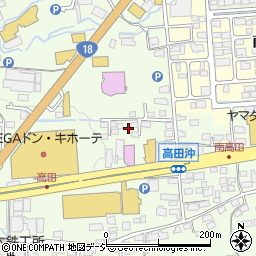 長野県長野市高田1740-6周辺の地図