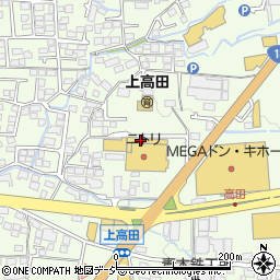 長野県長野市高田1474周辺の地図