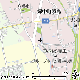 富山県富山市婦中町添島周辺の地図