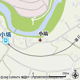 栃木県那須烏山市小塙周辺の地図