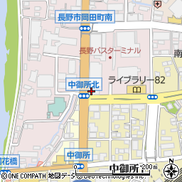 ＥＮＥＯＳ長野国道ＳＳ周辺の地図