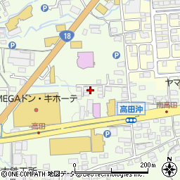 長野県長野市高田1740-14周辺の地図