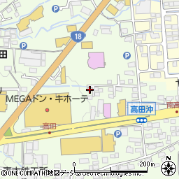 長野県長野市高田1740-17周辺の地図