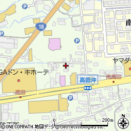 長野県長野市高田南高田1739-2周辺の地図