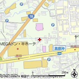 長野県長野市高田1740-12周辺の地図