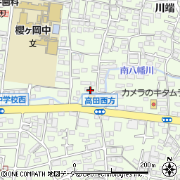 長野県長野市高田843周辺の地図
