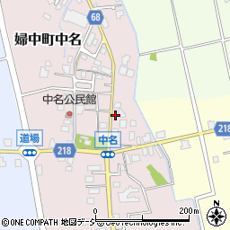 富山県富山市婦中町中名254周辺の地図