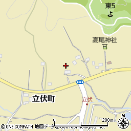 栃木県宇都宮市立伏町周辺の地図
