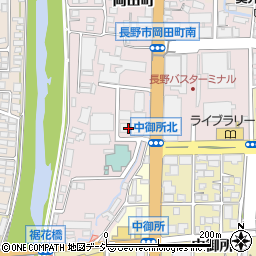 長野放送管財周辺の地図