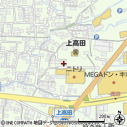 長野県長野市高田1452周辺の地図
