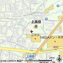 長野県長野市高田1452-2周辺の地図