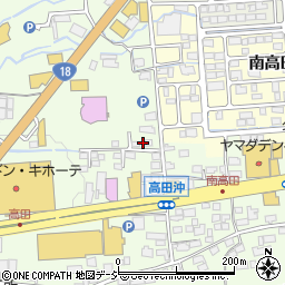 長野県長野市高田南高田1733-2周辺の地図