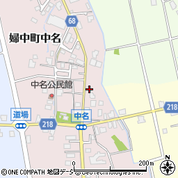 富山県富山市婦中町中名261周辺の地図