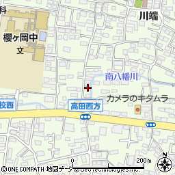 長野県長野市高田川端842-4周辺の地図
