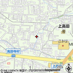 長野県長野市高田川端757周辺の地図