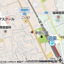 群馬県沼田市薄根町3174-7周辺の地図