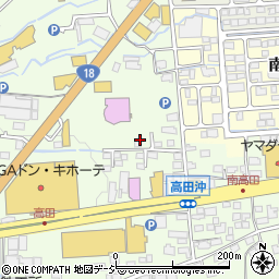 長野県長野市高田南高田1728-1周辺の地図