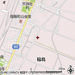 長野県須坂市福島周辺の地図