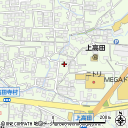 長野県長野市高田1429周辺の地図