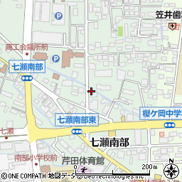 長野県長野市鶴賀七瀬南部306-6周辺の地図